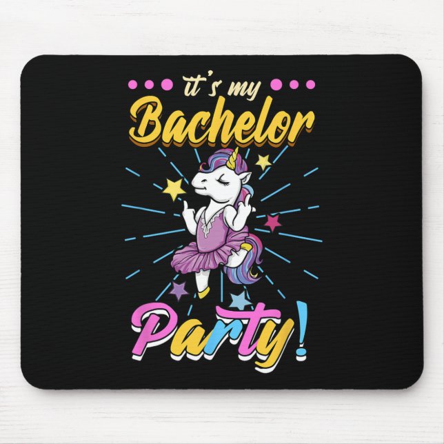Es ist meine Junggesellenparty Bräutigam 1  Mousepad (Vorne)