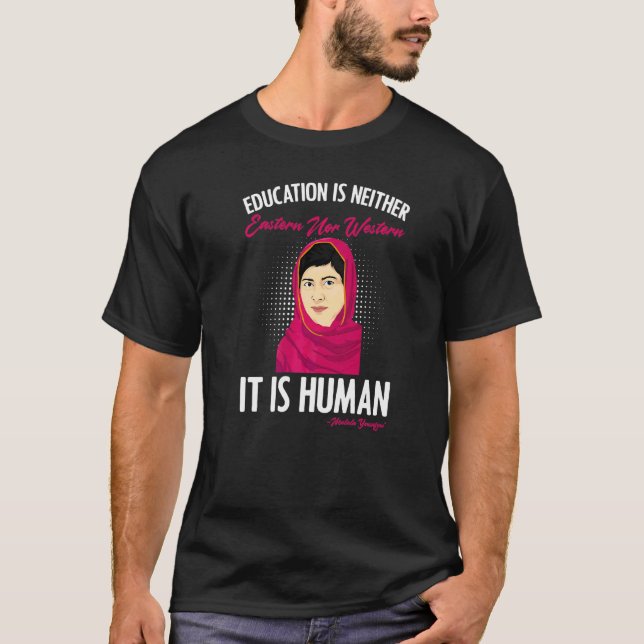 Es ist menschliches Malala Yousafzai Inspiration Z T-Shirt (Vorderseite)