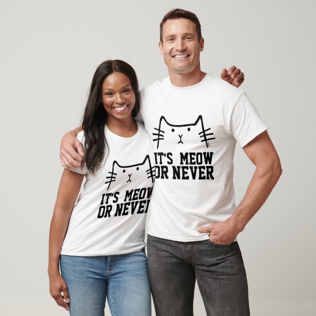 ES IST MEOW ODER NIE, lustige Cat-T - Shirt (Unisex)