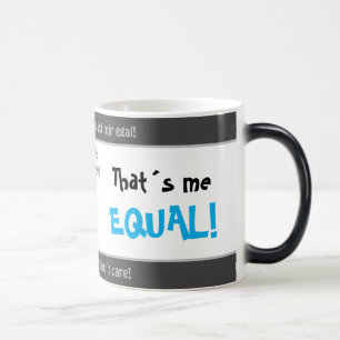 Es ist mir egal - albern übersetztes deutsches Spr Verwandlungstasse