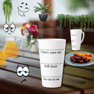 Es ist mir egal, dass es doch lustig ist, wenn ich milchtasse