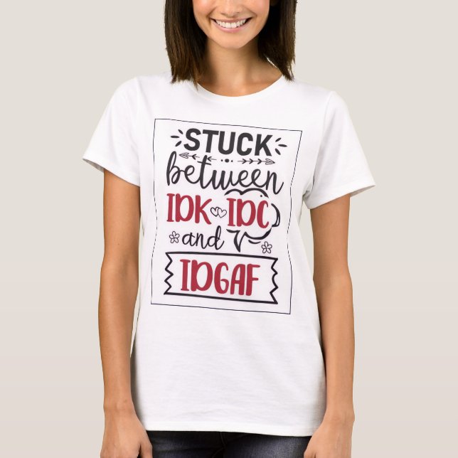 Es ist mir egal T-Shirt (Vorderseite)