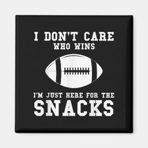 Es ist mir egal, wer American Football gewinnt Magnet