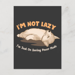 Es ist mir nicht schwer, nur den Power Retten Postkarte