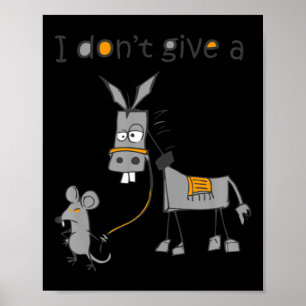 Es ist mir scheißegal poster