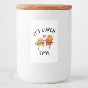 Es ist Mittagessen Lebensmitteletikett