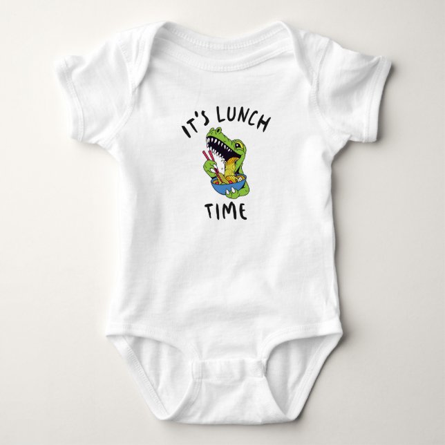 Es ist Mittagszeit Baby Strampler (Vorderseite)