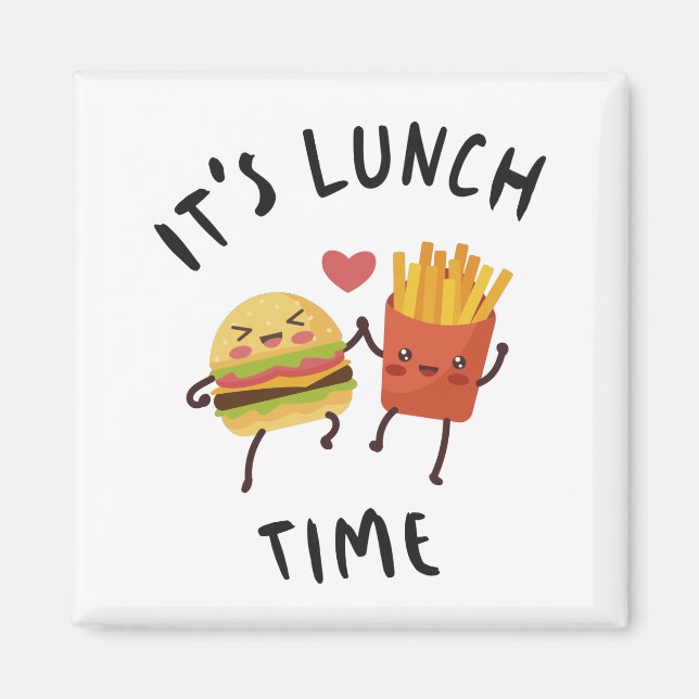 Es ist Mittagszeit Magnet (Vorne)