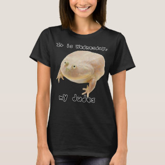Es ist Mittwoch meine Typ Funny Classic Frog Meme T-Shirt