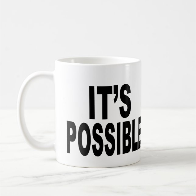 Es ist mögliche Kaffee-Tasse Kaffeetasse (Links)