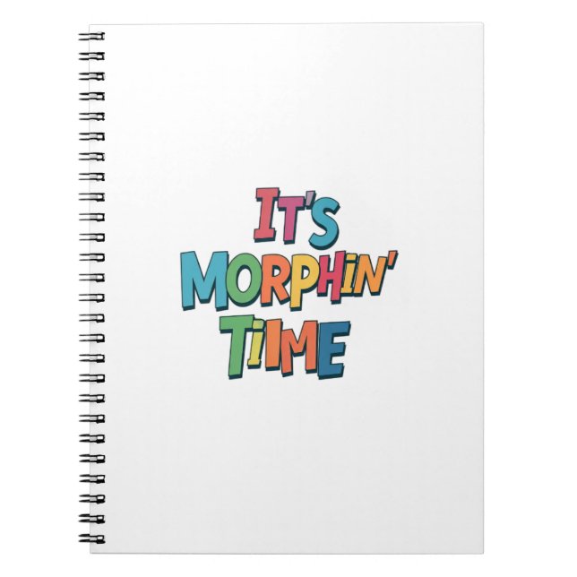 "Es ist Morphin' Time" Notizblock (Vorderseite)