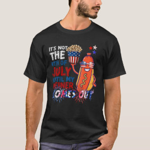Es ist nicht 4. Juli, bis meine Dackel herauskommt T-Shirt