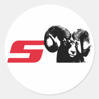 Es ist nicht bekannt als "Es-Ram" Runder Aufkleber