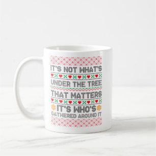 Es ist nicht das, was unter dem Frohe Weihnachte Kaffeetasse