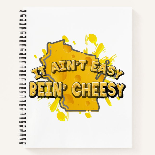 Es ist nicht einfach Beins Käse Notizbuch (Vorderseite)