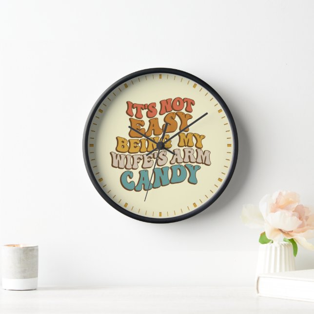 Es ist nicht einfach, meine Frau Armkandy Retro Gr Uhr (Zuhause)