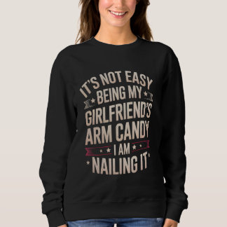 Es ist nicht leicht, der Arm meiner Freundin zu se Sweatshirt