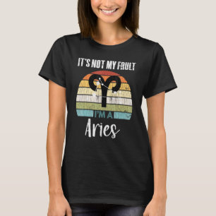 Es ist nicht meine Schuld Widder-Sternzeichen-Graf T-Shirt