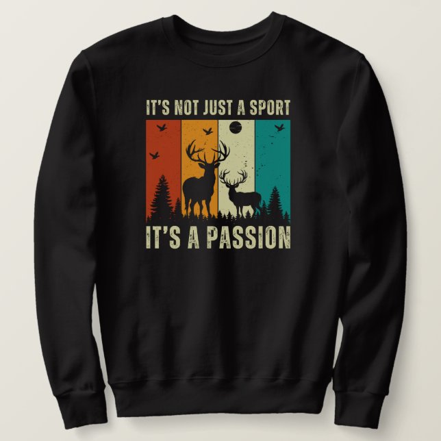 Es ist nicht nur ein Sport, es ist eine Leidenscha Sweatshirt (Design vorne)