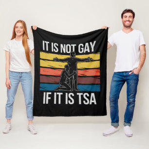 Es ist nicht schwul, wenn es sich um den TSA-Siche Fleecedecke