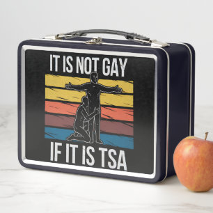 Es ist nicht schwul, wenn es sich um den TSA-Siche Metall Brotdose