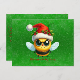 Es ist nicht so schlimm, dass die Biene schlecht i Postkarte