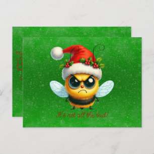 Es ist nicht so schlimm, dass die Biene schlecht i Postkarte