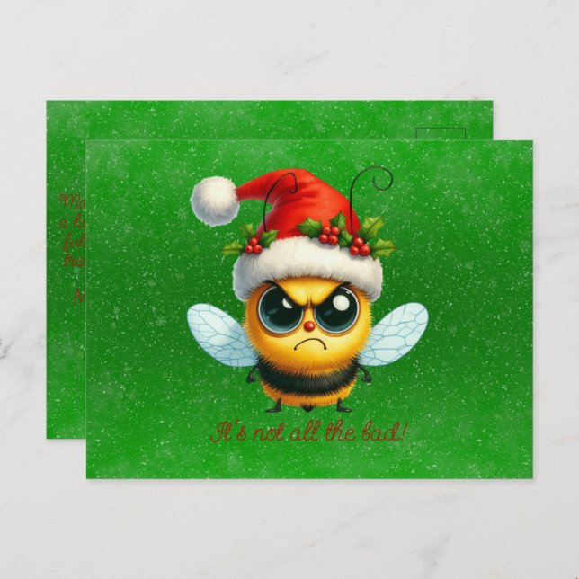 Es ist nicht so schlimm, dass die Biene schlecht i Postkarte (Vorne/Hinten)