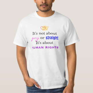 Es ist nicht über homosexuelles oder gerade T-Shirt