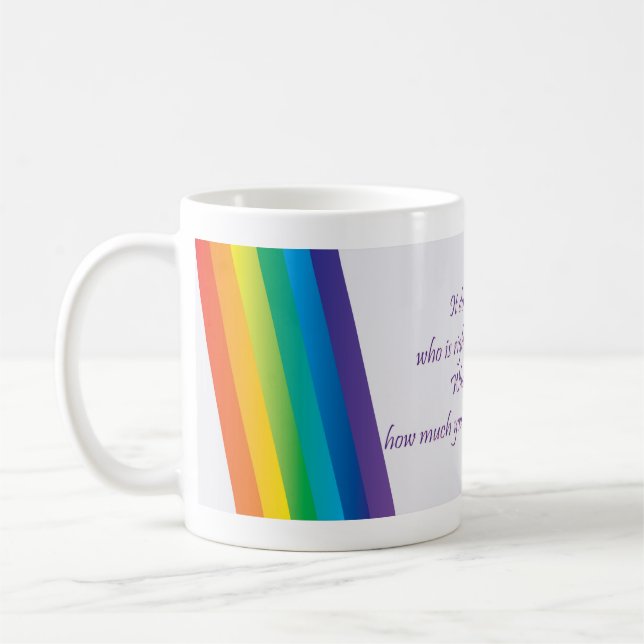 Es ist nicht von Bedeutung, wem recht ist, oder Kaffeetasse (Links)