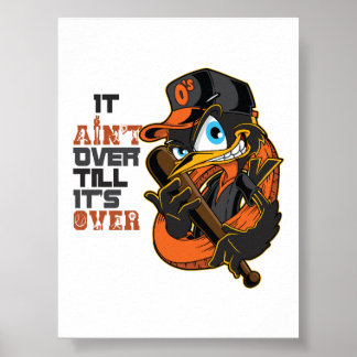 Es ist nicht vorbei, bis es vorbei ist Baseball-Mo Poster