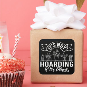 Es ist nicht zu hassen, wenn es Pflanze sind Sonne Quadratischer Aufkleber