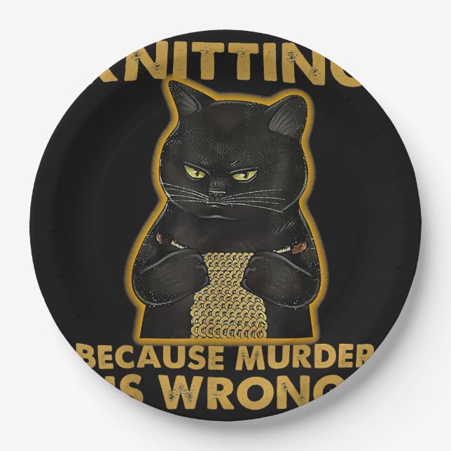 Es ist nicht zu horchen, wenn es Garn ist, der den Pappteller (Vorderseite)