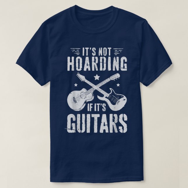 Es ist nicht zu hören, ob es Gitarrenspieler Funny T-Shirt (Design vorne)