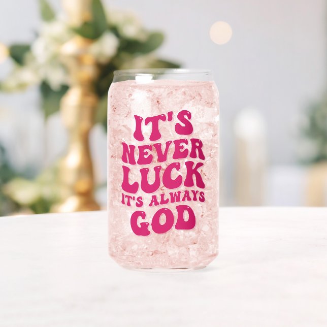 Es ist nie Glück. Es ist immer Gott Dosenglas (Insitu (Hochzeit))