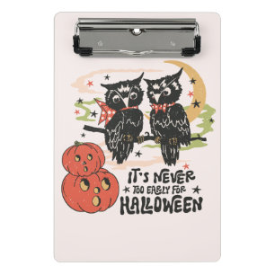 Es ist nie zu früh für Halloween Mini Klemmbrett