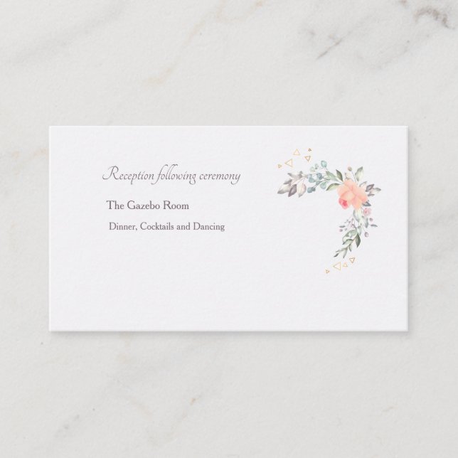 Es ist nie zu spät Einschließungskarte Begleitkarte (Vorderseite)