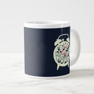 Es ist nie zu spät Jumbo-Tasse