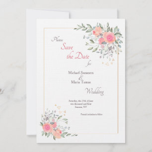 Es ist nie zu spät Save the Date Einladung