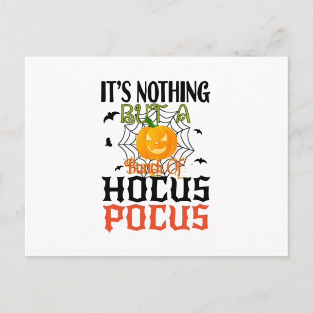 Es ist nur ein Haufen Hocus Pocus Postkarte (Vorderseite)