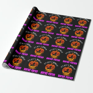 Es ist nur ein Haufen Hocus Pocus Pumpkin Hallowee Geschenkpapier
