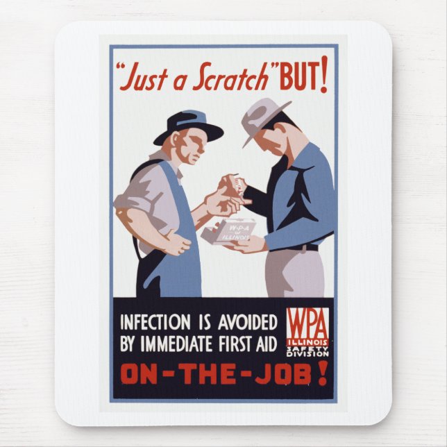 Es ist nur ein Scratch - aber! Mousepad (Vorne)