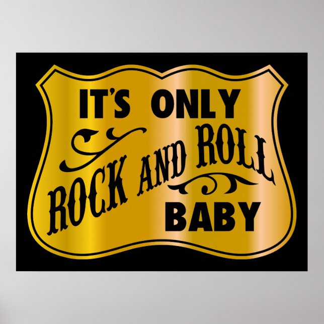 Es ist nur Rock and Roll Baby Poster (Vorne)