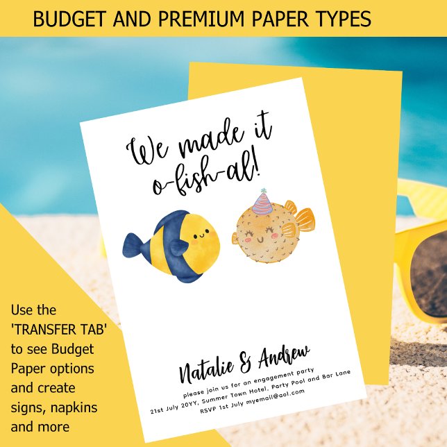 Es ist O-FISH-AL Funny Niedlich Summer Brautparty (Von Creator hochgeladen)