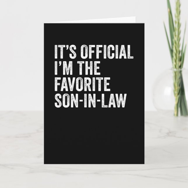 Es ist Offiziell, dass ich der Lieblingsjunge im J Karte (Vorderseite)