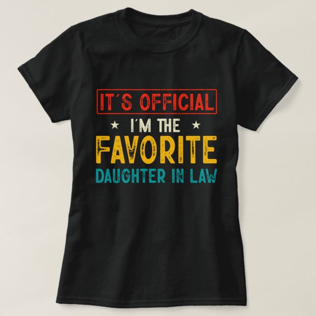 Es ist Offiziell, dass ich die Lieblingsjungfrau b T-Shirt (Design vorne)