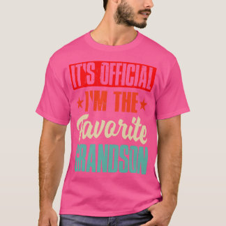 Es ist offiziell, ich bin der Lieblingsenkel T-Shirt