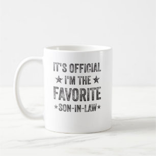 Es ist offiziell, ich bin der Lieblingsschwiegerso Kaffeetasse