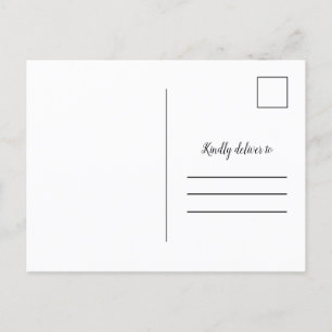 Es ist Offizielle Elopement Wedding Foto Ankündigu Ankündigungspostkarte