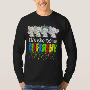 Es ist ok, ein anderes Puzzle Elefant Autismus Awa T-Shirt